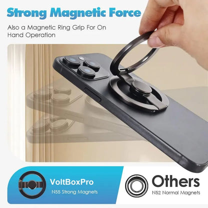 🧲 Magnetic Phone Stand & Fidget Spinner Combo | 2-in-1 MagSafe Holder