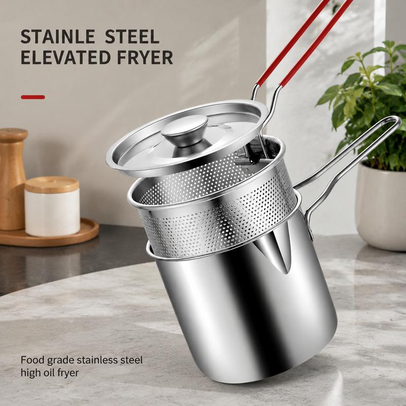 Stainless Steel Deep Fryer Set