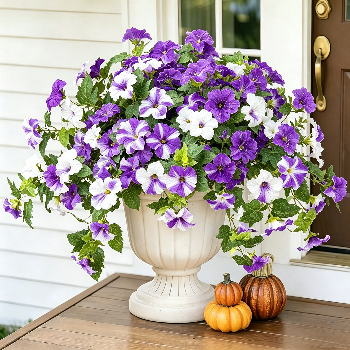 🔥Last Day 70% OFF🔥UV Resistant Faux Petunia Flowers – Fade-Proof Outdoor Floral Decor
