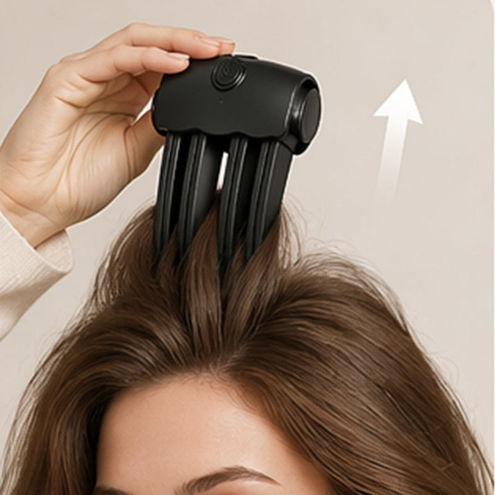 Over 48,000 Sold Cordless Heated Root Volumizing Hair Clip - Portable Styling Tool For Fine，Straight Hair