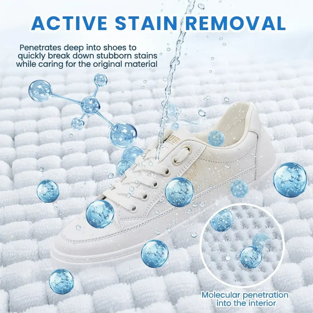 White Shoe Cleaner Cream Multipurpose No-Wash Solid Cleaner
