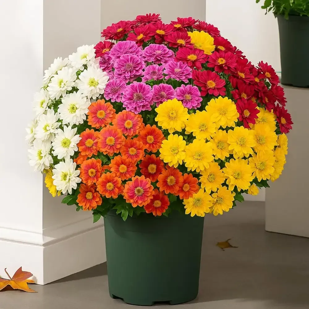 🔥 50% OFF Today Only 🔥 - Artificial Outdoor Mums Flowers - UV resistant, Waterproof, Windproof🌼