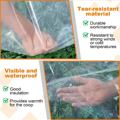 🔥LAST DAY 50% OFF - 🌧️ RainShield Pro™ Transparent Waterproof Tarp – Heavy-Duty Outdoor Cover with Secure Grommets