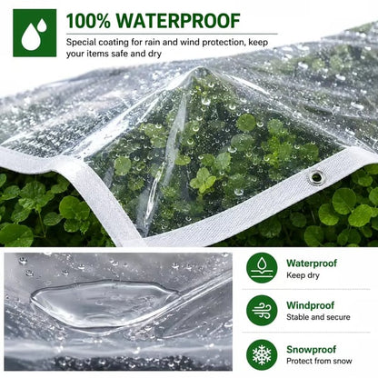 🔥LAST DAY 50% OFF - 🌧️ RainShield Pro™ Transparent Waterproof Tarp – Heavy-Duty Outdoor Cover with Secure Grommets