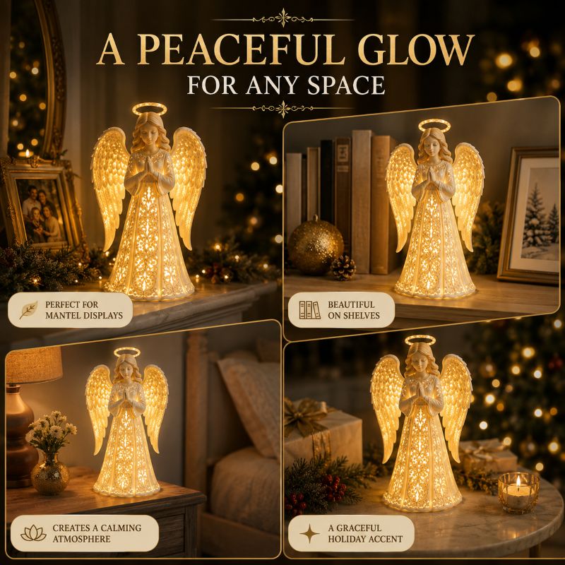 50% OFF✨Angel Christmas Guardian Light – A Symbol of Hope, Love & Protection
