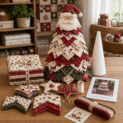 DIY Quilted Santa Christmas Tree Kit