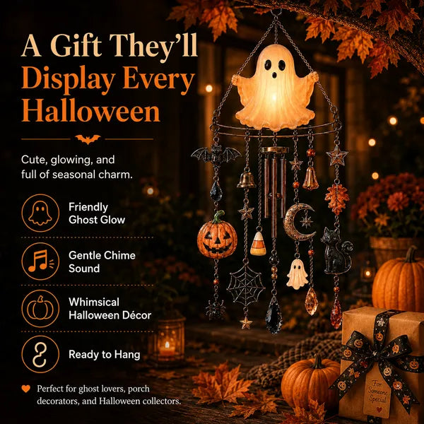 Haunted Glow Ghost Wind Chime
