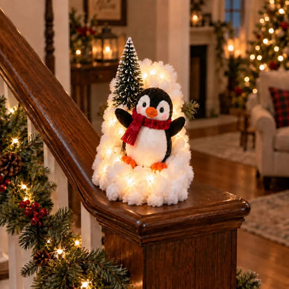 🐧 Penguin Christmas Stair Snow Decor | A Cozy Penguin Christmas Story ✨11