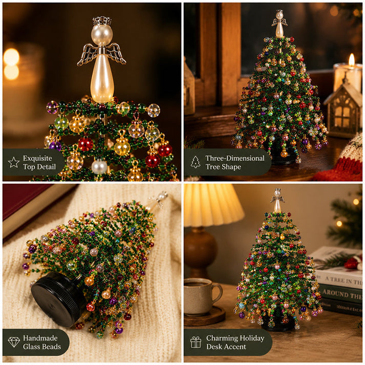 DIY Beaded Christmas Tree Kit – Create Your Own Sparkling Holiday Decoration
