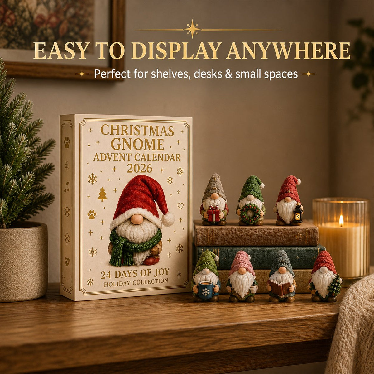 💥 LAST DAY 49% OFF🔥🧙 Gnome Advent Calendar 2026 – 24 Days of Whimsical Holiday Surprises 🎁✨