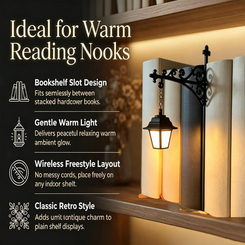 Library Lantern-Decorative Bookshelf Lighting