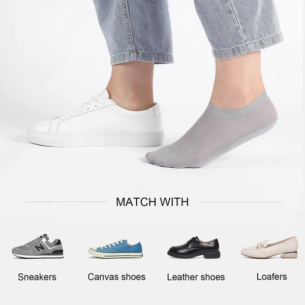 Ultra Thin Liner Non Slip No Show Socks