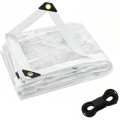 🔥LAST DAY 50% OFF - 🌧️ RainShield Pro™ Transparent Waterproof Tarp – Heavy-Duty Outdoor Cover with Secure Grommets