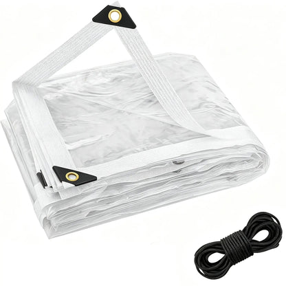 🔥LAST DAY 50% OFF - 🌧️ RainShield Pro™ Transparent Waterproof Tarp – Heavy-Duty Outdoor Cover with Secure Grommets