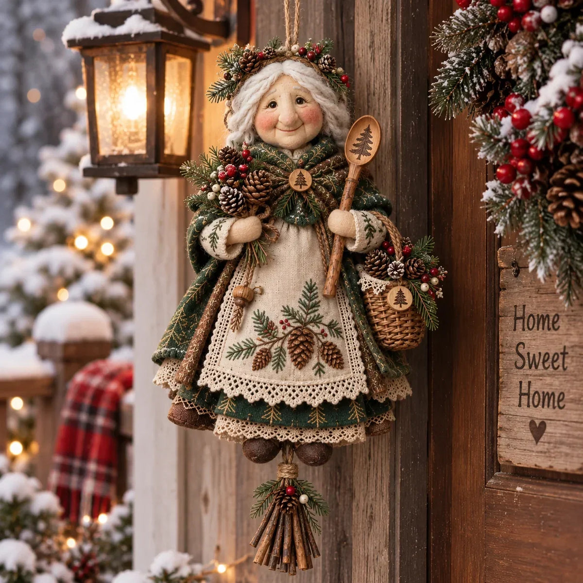 🔥😍Handmade Good Luck Granny 🍀Chase Away Worries, Bring Home Warmth
