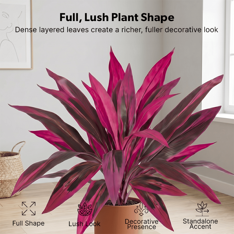Last Day 60% OFF - Artificial Boston Fern & Dragon's Blood Tree Plants
