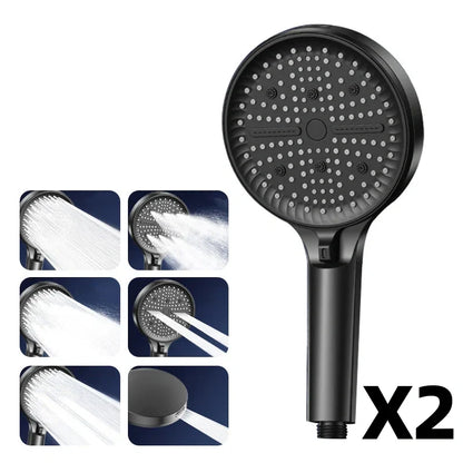 High-Pressure Adjustable Rainfall Shower Head