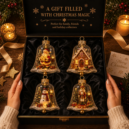 🔥Limited time 48% OFF -✨🎄 Glowing Christmas Story Ornament – Light-Up Mini Holiday Scene