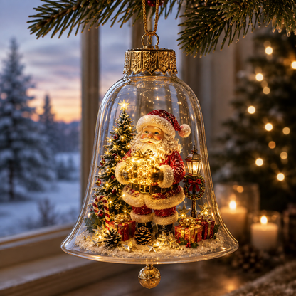 🔥Limited time 48% OFF -✨🎄 Glowing Christmas Story Ornament – Light-Up Mini Holiday Scene