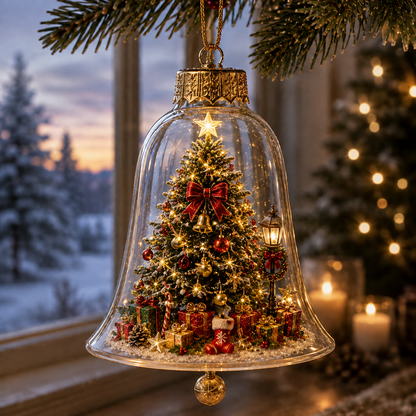 🔥Limited time 48% OFF -✨🎄 Glowing Christmas Story Ornament – Light-Up Mini Holiday Scene