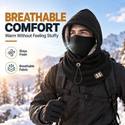 Winter Fleece Balaclava Hood- 3-in-1 Face & Neck Gaiter