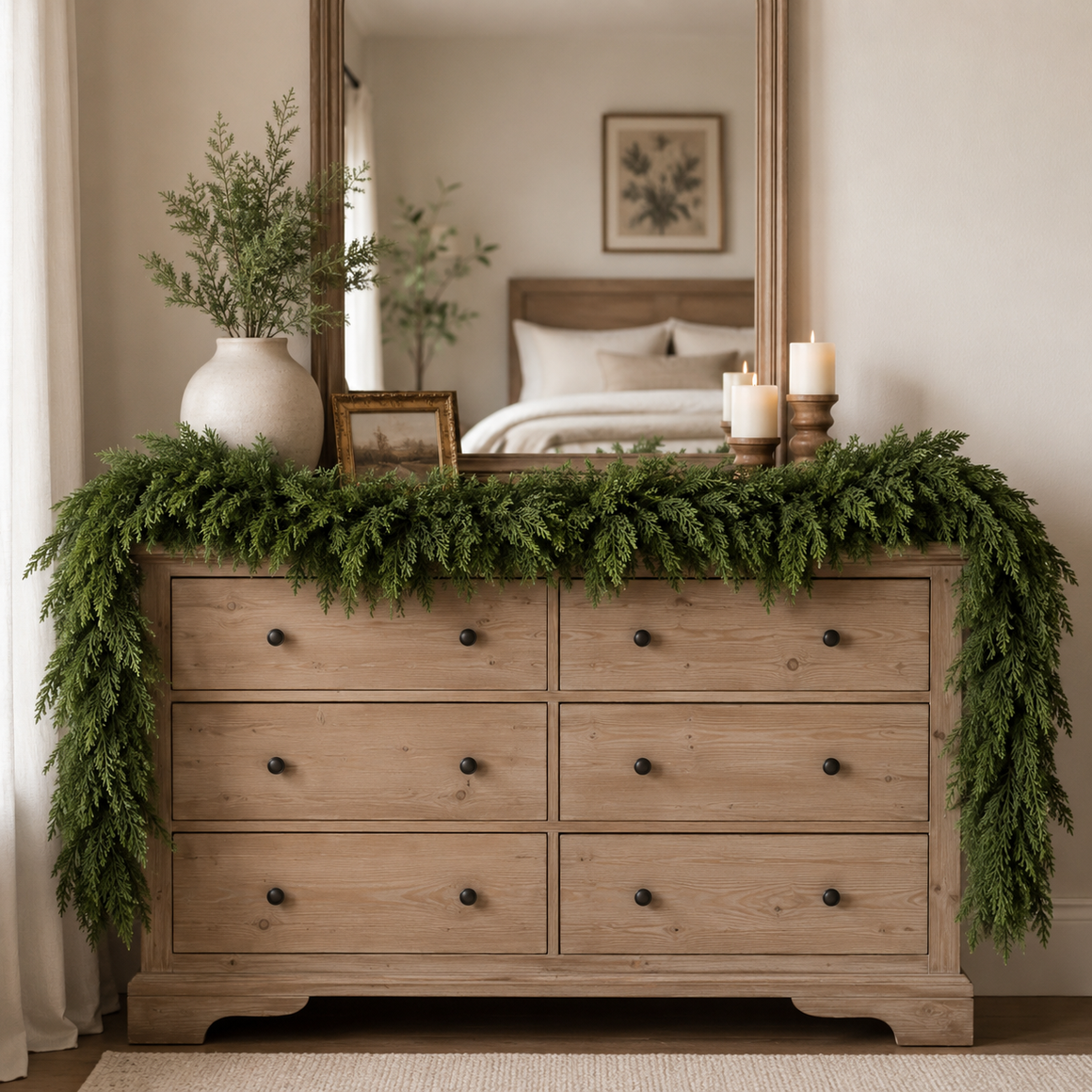 Faux Cedar Garland