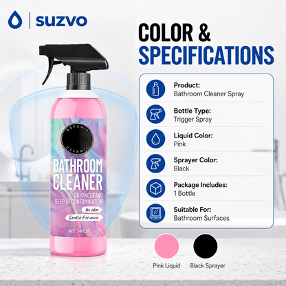 🥳2026 HOT SALE🥳💞50K+ SOLD! 🎁 🔥 50% OFF Bathroom Cleaner – Powerful Limescale, Mold & Grime Removal 🚿✨