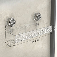 Rectangular shelf Transparent