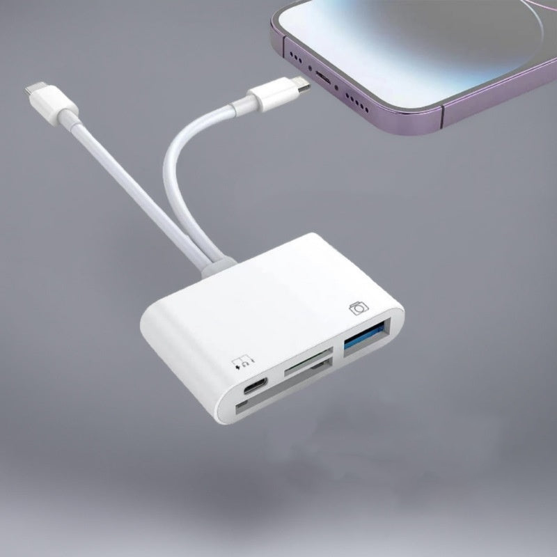 3-in-1 USB-C Memory Card Reader