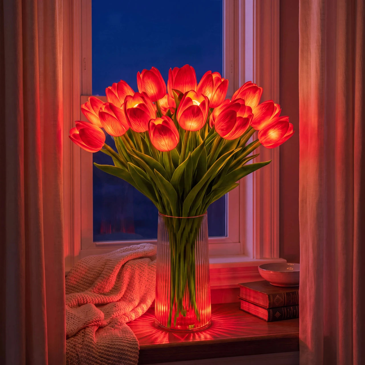 Radiant Romantic Tulip Light
