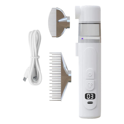 Electric Pet Flea Remover and Detangling Comb