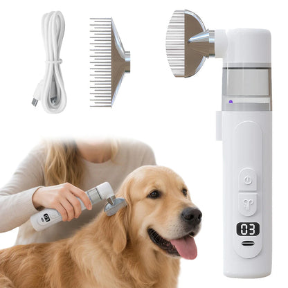Electric Pet Flea Remover and Detangling Comb