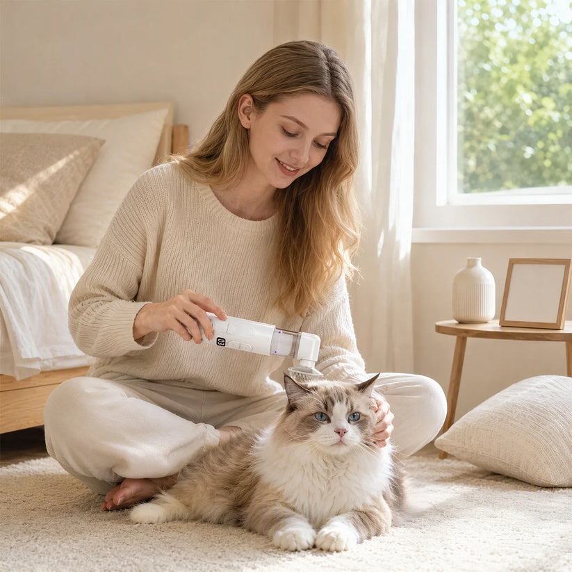 Electric Pet Flea Remover and Detangling Comb