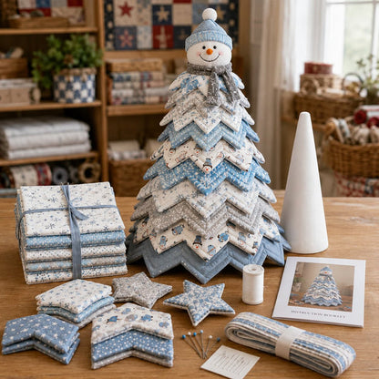 DIY Quilted Santa Christmas Tree Kit