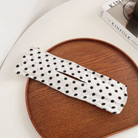 White polka dots