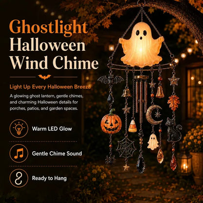 Haunted Glow Ghost Wind Chime