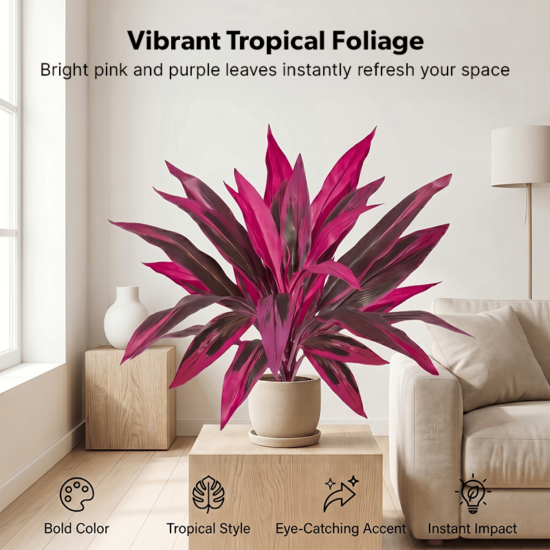 Last Day 60% OFF - Artificial Boston Fern & Dragon's Blood Tree Plants