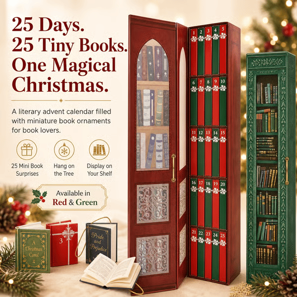 🔥Last Day 49% OFF📚 25-Day Mini Book Advent Calendar – A Book Lover's Christmas Countdown