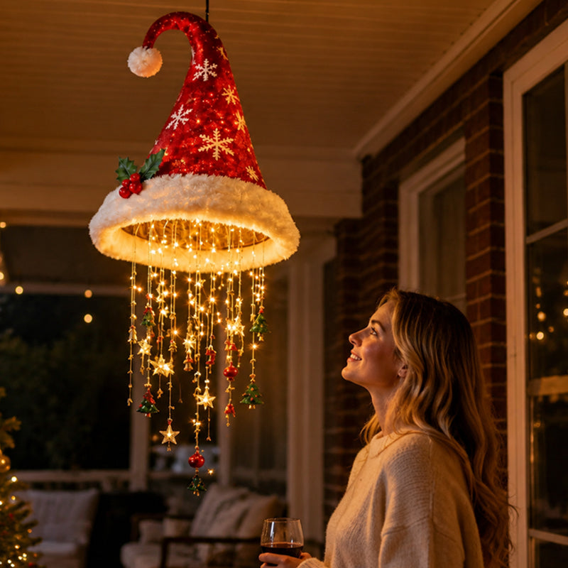 🎄✨ Christmas Hat Pendant Light