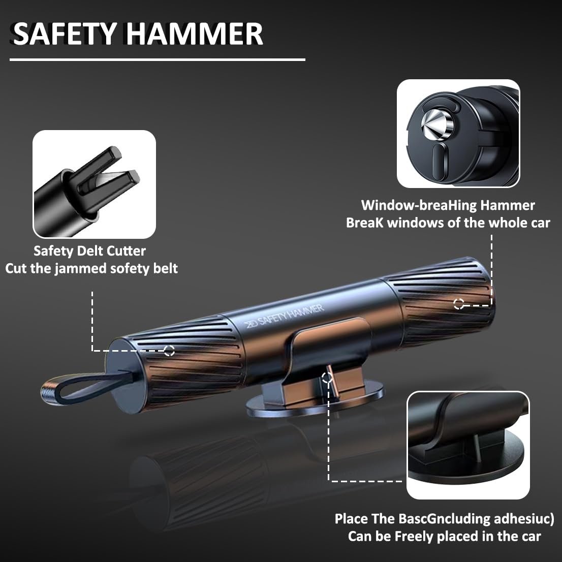 🔨Buy 2 Get 10% off & Free shipping🔥Safe Hammer Glass Breaker Under Water