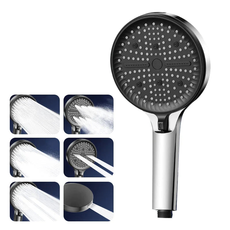 High-Pressure Adjustable Rainfall Shower Head