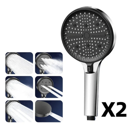 High-Pressure Adjustable Rainfall Shower Head