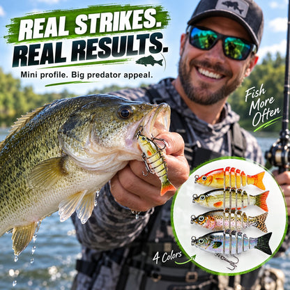 2'' Lifelike Fishing Lures for Freshwater and Saltwate