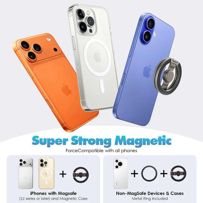 🧲 Magnetic Phone Stand & Fidget Spinner Combo | 2-in-1 MagSafe Holder