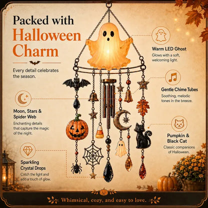 Haunted Glow Ghost Wind Chime