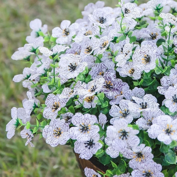 Upgraded High-grade Material Rainproof Lifelike Artificial Flowers With UV-Shield Coating
