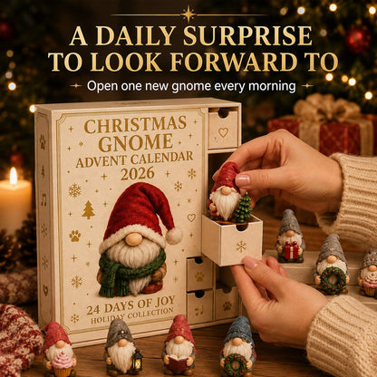 💥 LAST DAY 49% OFF🔥🧙 Gnome Advent Calendar 2026 – 24 Days of Whimsical Holiday Surprises 🎁✨