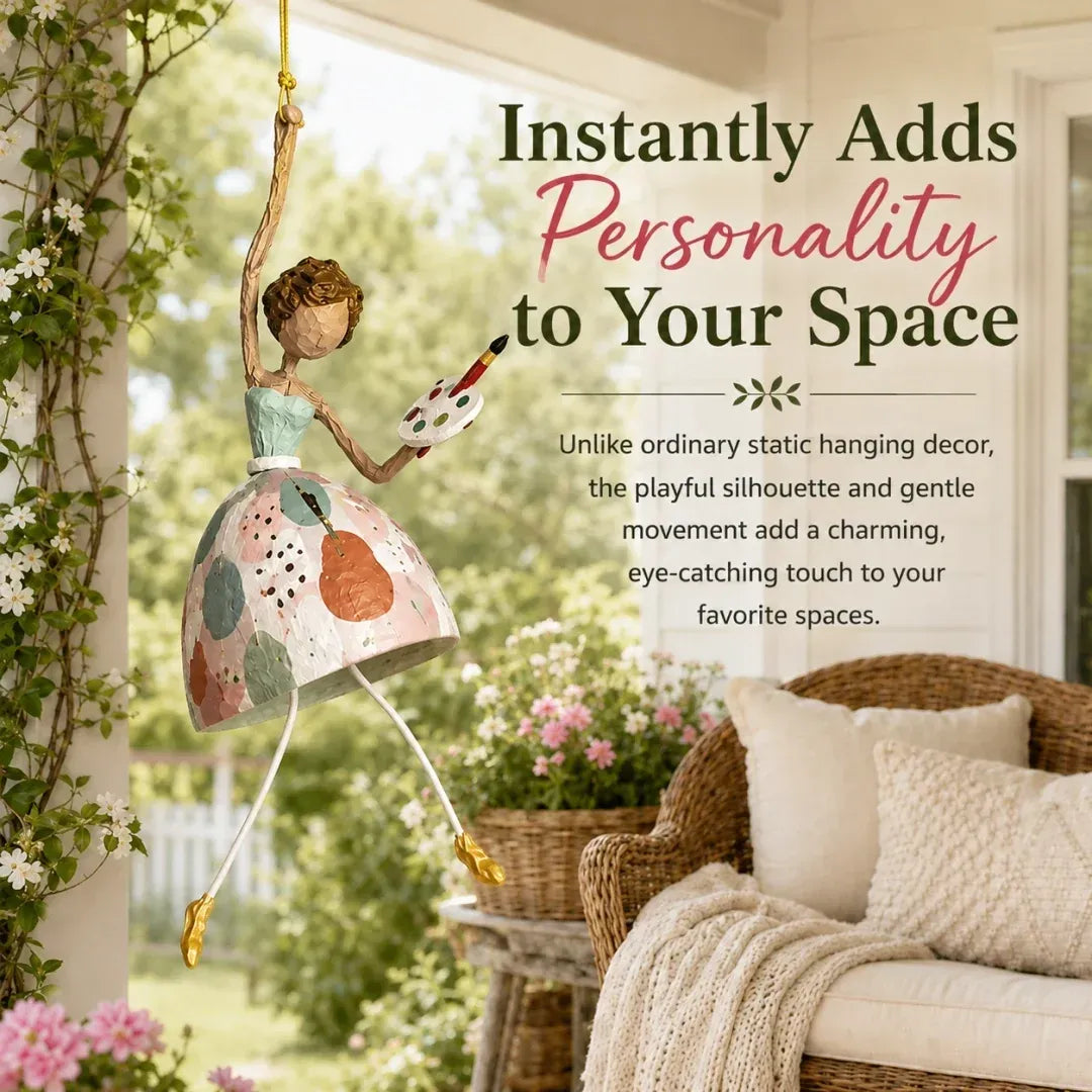 💃Last Day Sale 49% OFF🌸 Let Your Space Dance — Whimsical Dancing Lady Hanging Ornament