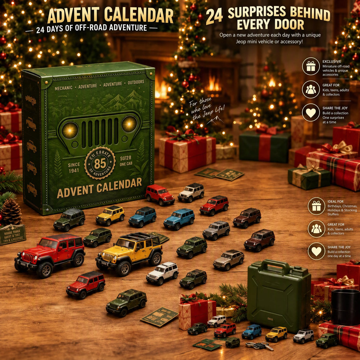 🚗G.P 85th Anniversary 2026 Christmas Countdown Calendar