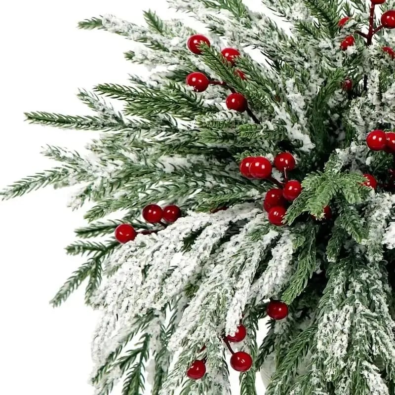🎄2026 Christmas Sales🎅-Artificial Norfolk Pine Branches with Red Berries